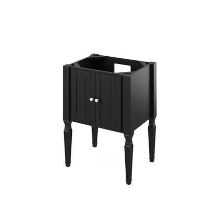 Jeffrey Alexander 30" Black Jensen Vanity, White Carrara Marble Vanity Top, undermount rectangle bowl VKITJEN30BKWCR